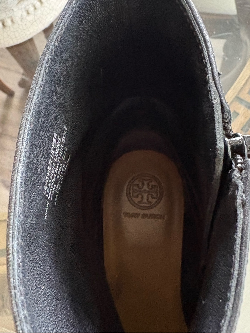 🖤🖤TORY BURCH MILLER 45mm BLACK CALF LEATHER ANKLE BOOTS!🖤🖤STYLE # 61151 - Picture 6 of 8